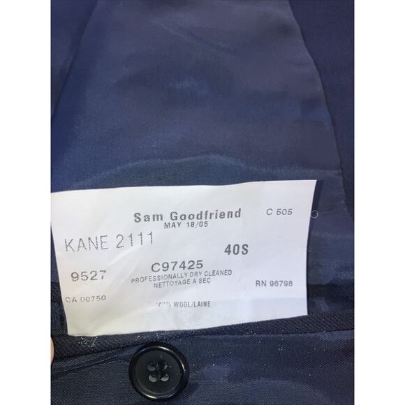 Coppley Wool Blazer Navy Blue 40S Sport Coat, Canada Jacket, Professional Attire - Picture 10 of 16